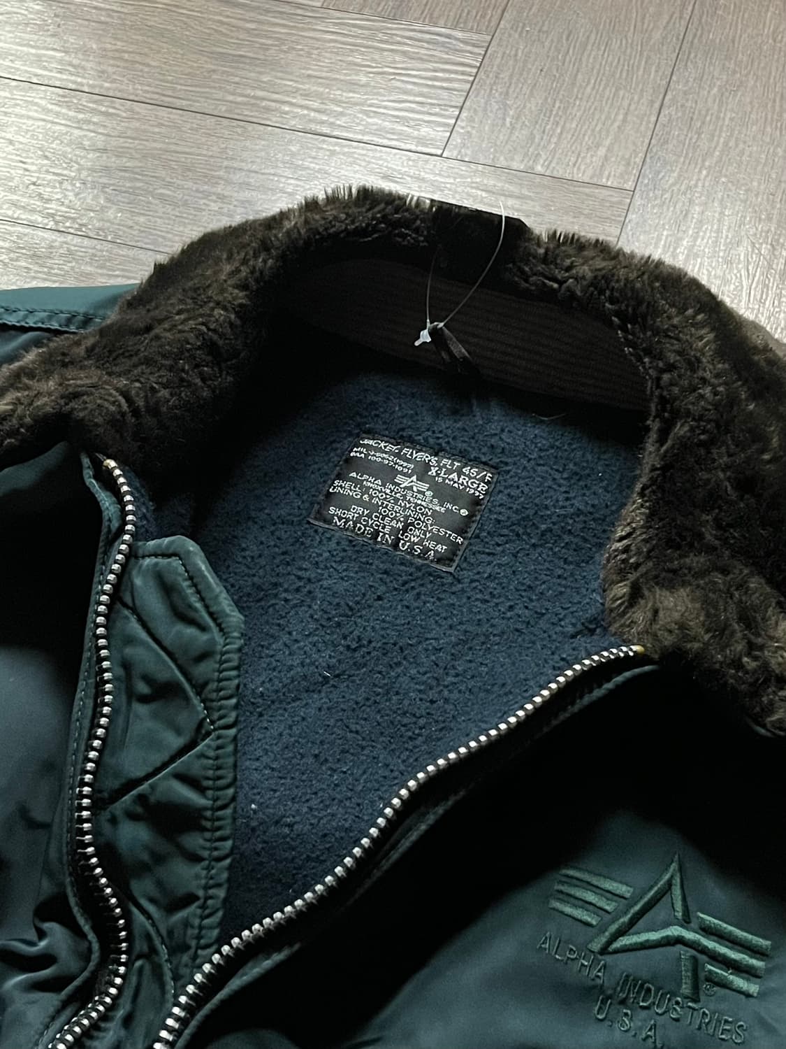 90's Alpha Industries 항공점퍼 상품이미지7