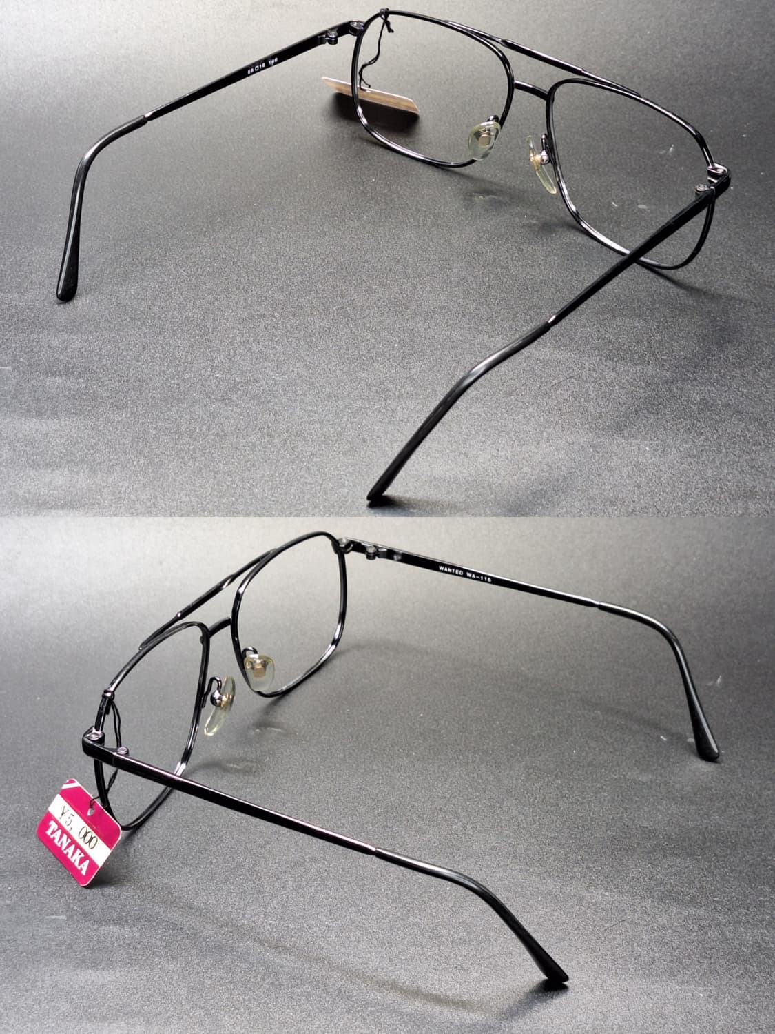 일본 빈티지 데드스톡 미사용/56mm 안경테 Wanted wa-116  상품이미지8