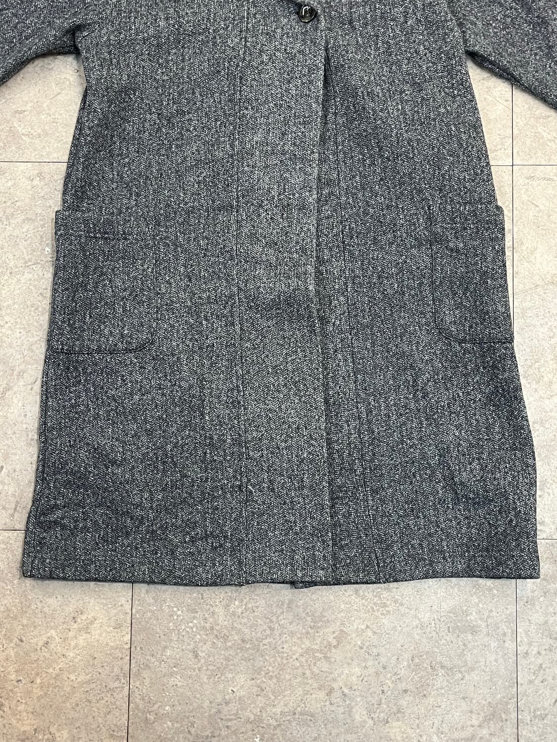 빈티지 후드 코트 그레이 M #csz2962 상품이미지5