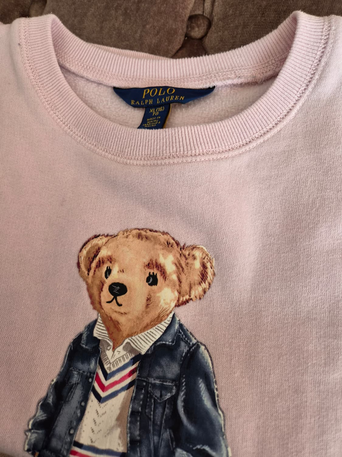 폴로랄프로렌 키즈 약기모맨투맨티셔츠 XL사이즈 상품이미지6