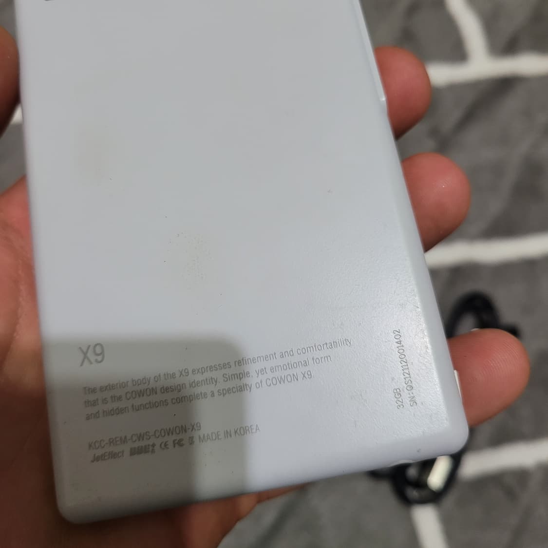 코원 COWON X9  + 충전 케이블 상품이미지4