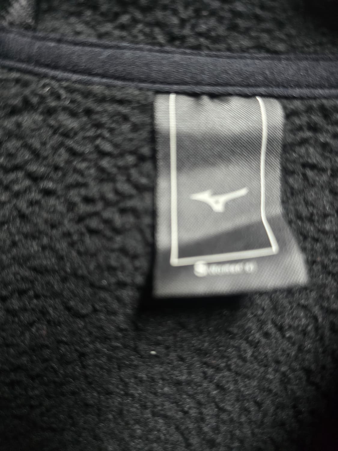 미즈노 플리스 기모후드 집업 블랙 S 상품이미지5