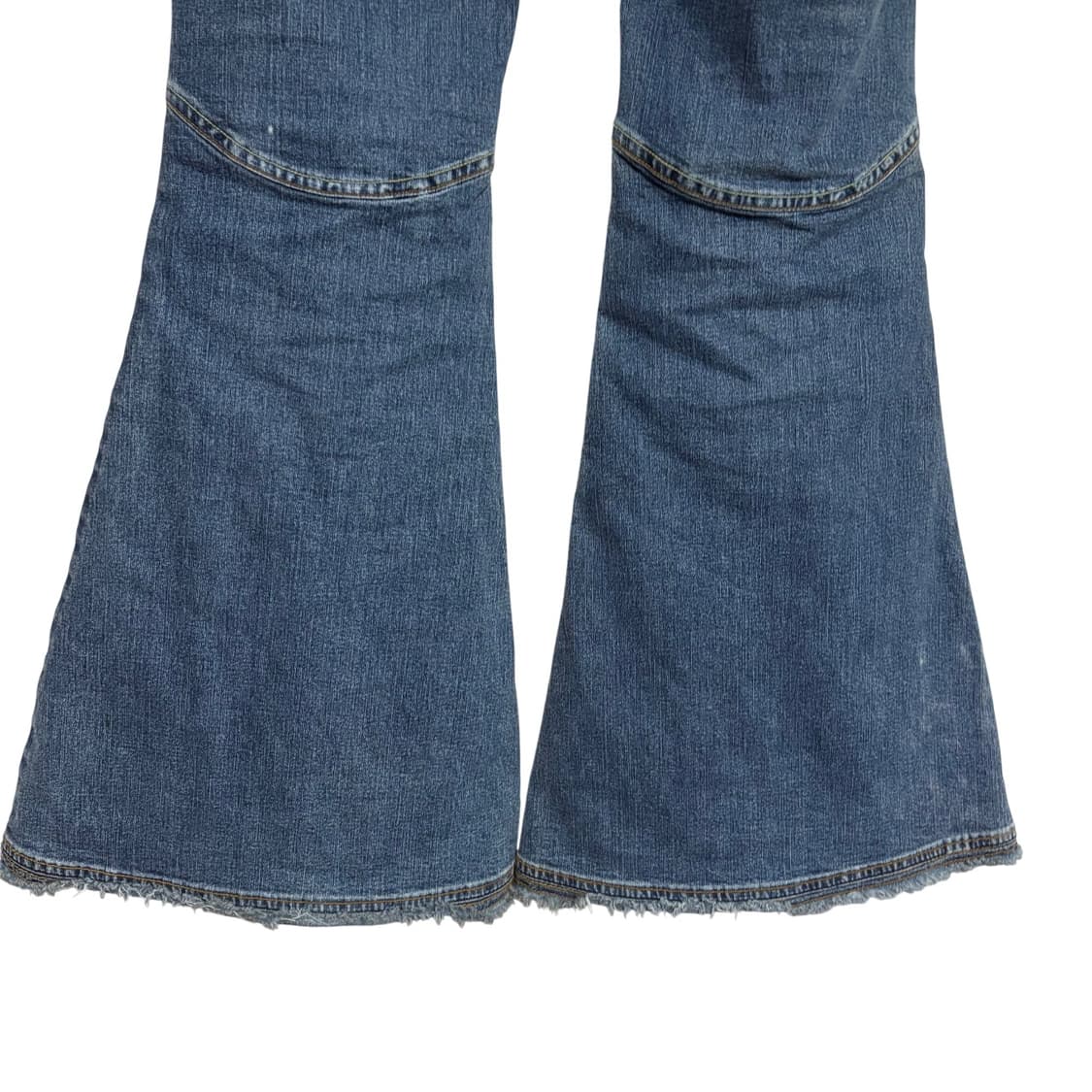 빈티지 빅 벨바텀 플레어 데님팬츠 29 히피 웨스턴 상품이미지7