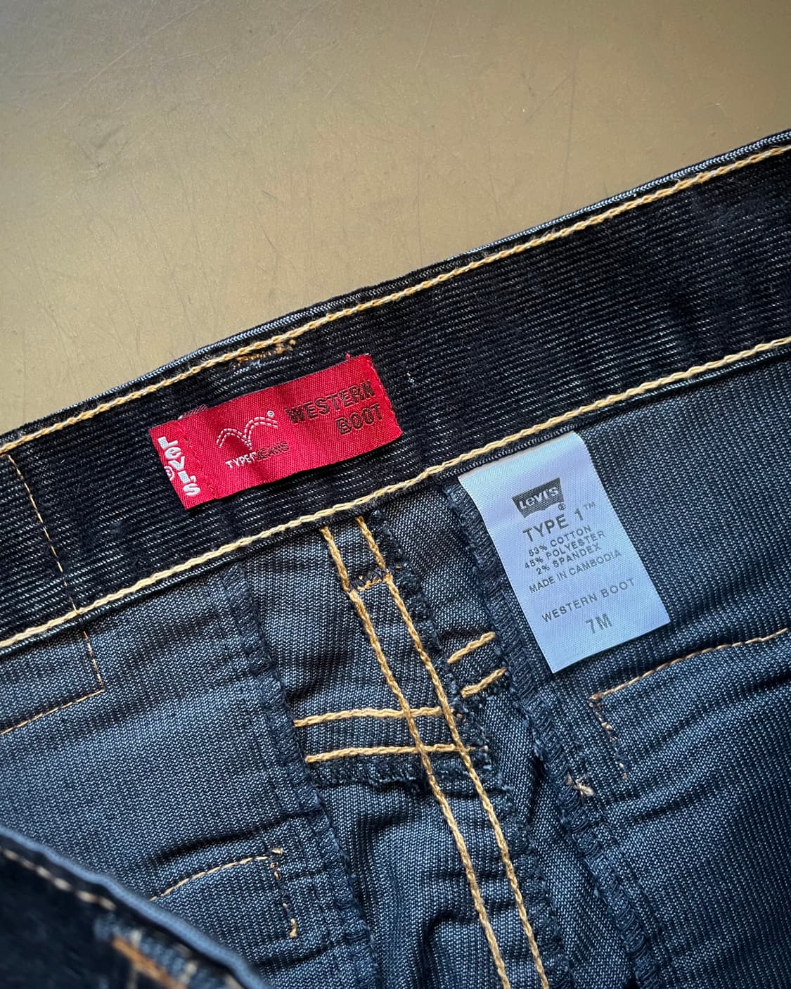 2000's Levi's Western Boots-Cut Pants 상품이미지7