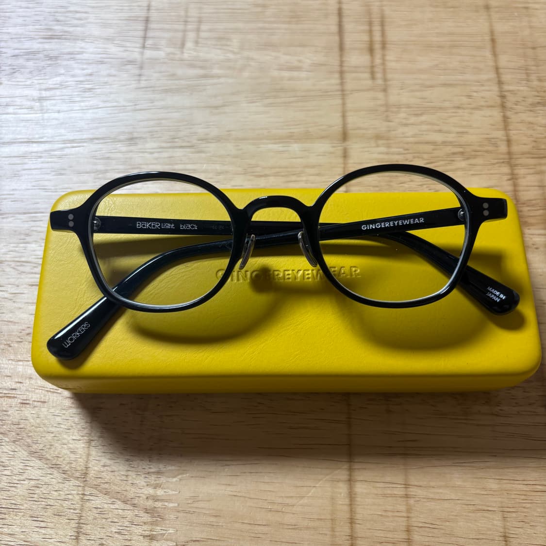 진저아이웨어 베이커 라이트 블랙 안경 상품이미지1