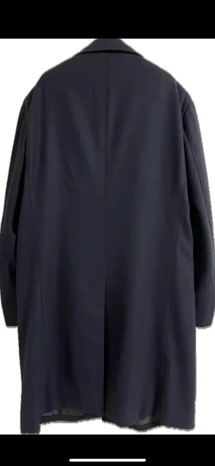 링자켓 까노니코 더블페이스 블랙 체스터필드 싱글 코트 상품이미지2