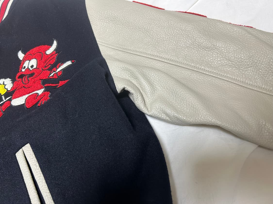 팔라스 폴른 엔젤 바시티 자켓 네이비 - 23ss / L사이즈 상품이미지6