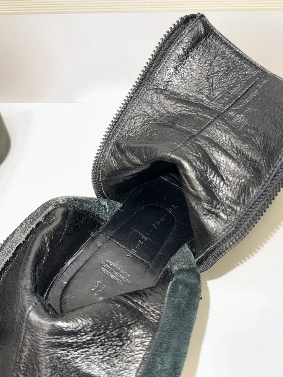 요지야마모토 스무스레더 플랫폼 집업 부츠 (230) 상품이미지6