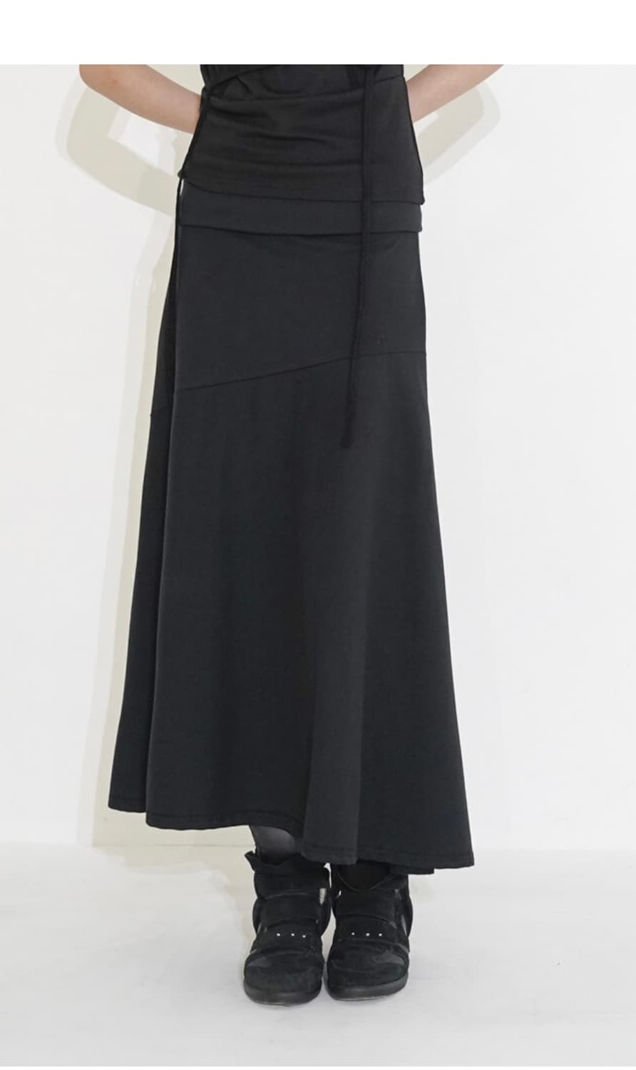 wsc archive cubic line long skirt 롱스커트 상품이미지4