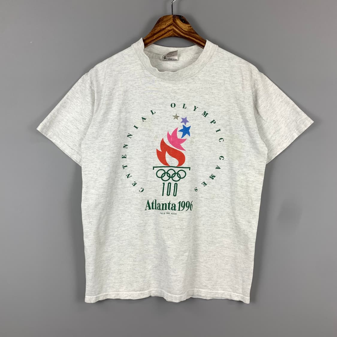 Vintage 90s 빈티지 아틀란타 올림픽 그레이 반팔 티셔츠  상품이미지2
