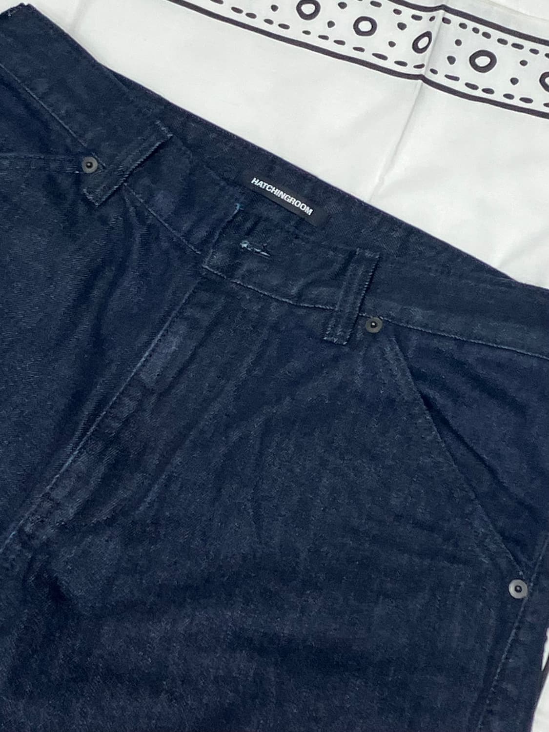 해칭룸 wide curve jeans indigo 상품이미지1