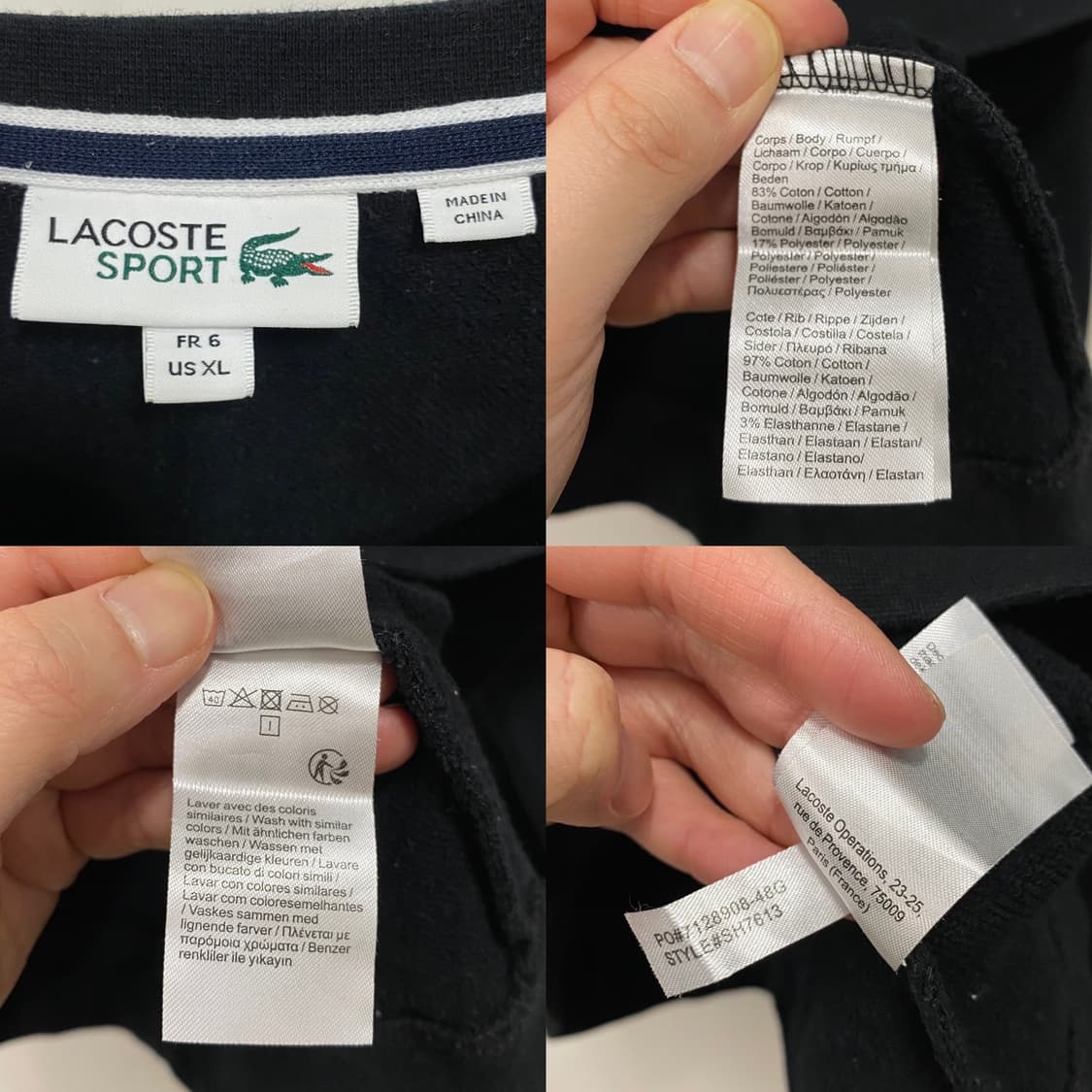  라코스테 스포츠 신형 맨투맨 상품이미지5