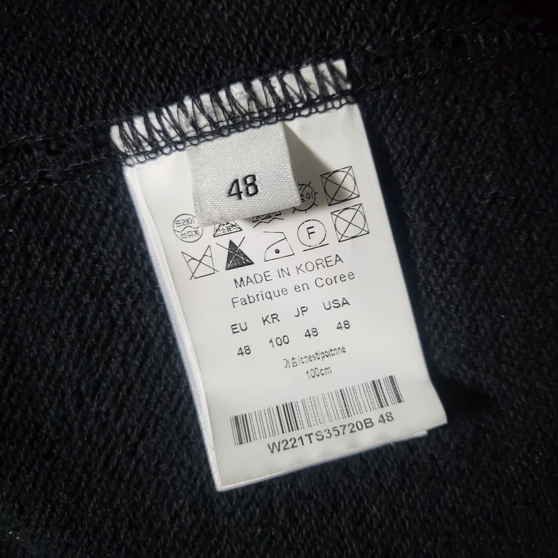 [새상품급/48 size]22SS 우영미 멀티 플라워 백로고 후드티 상품이미지8