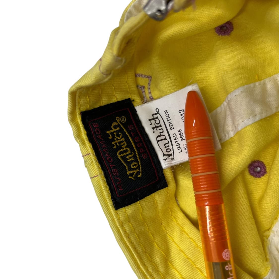 본더치 퍼플로고 옐로우 볼캡 상품이미지8