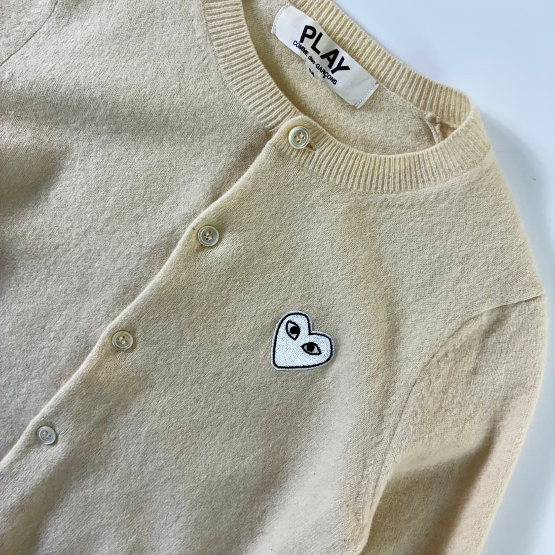 Comme des Garcons 꼼데가르송 우먼스 아이보리 화이트 와펜  상품이미지3