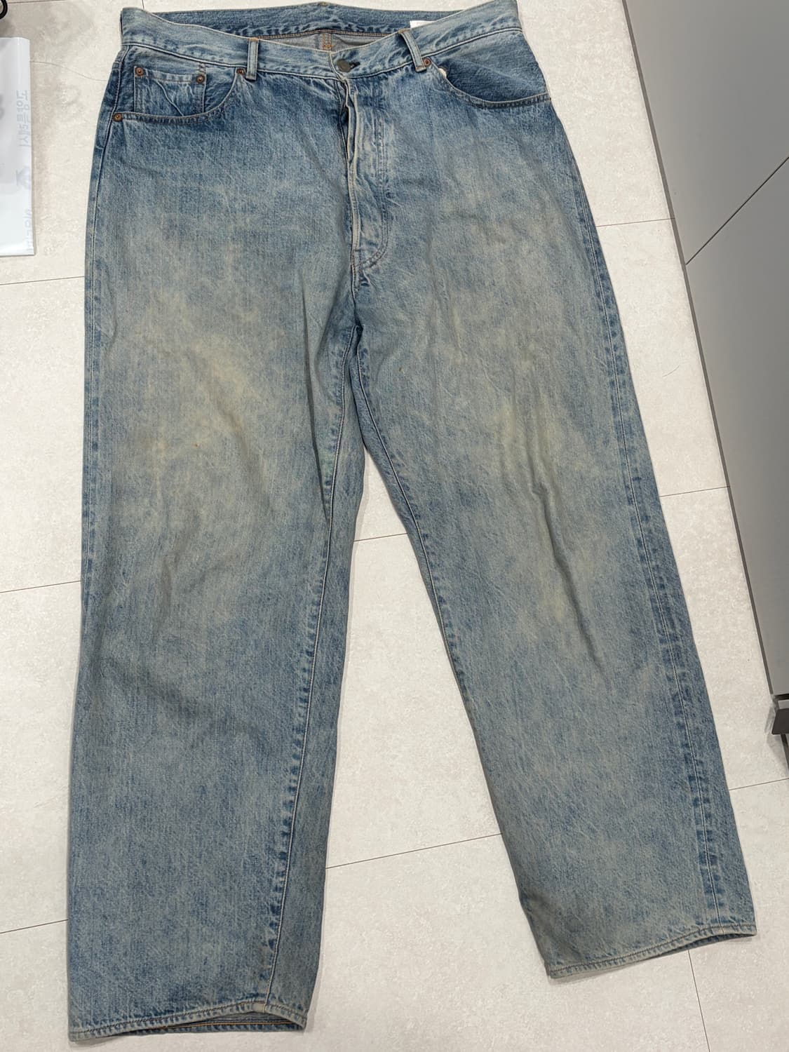 코모리 23SS 블리치 데님 5P팬츠 3사이즈 상품이미지1