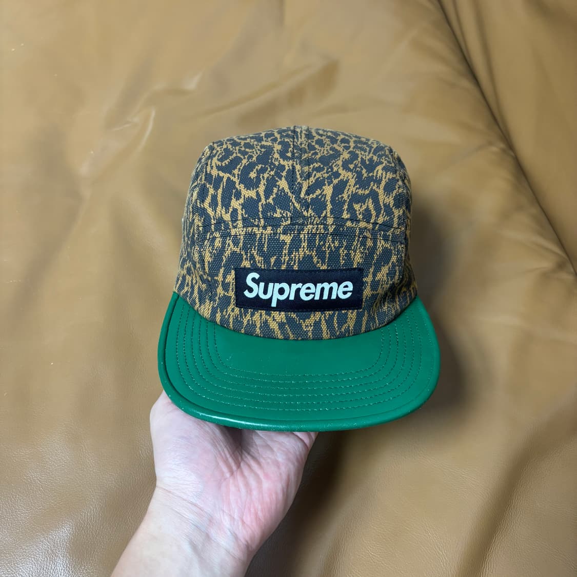 Supreme 슈프림 레오파드 캠프캡 모자 (Leopard) 상품이미지2