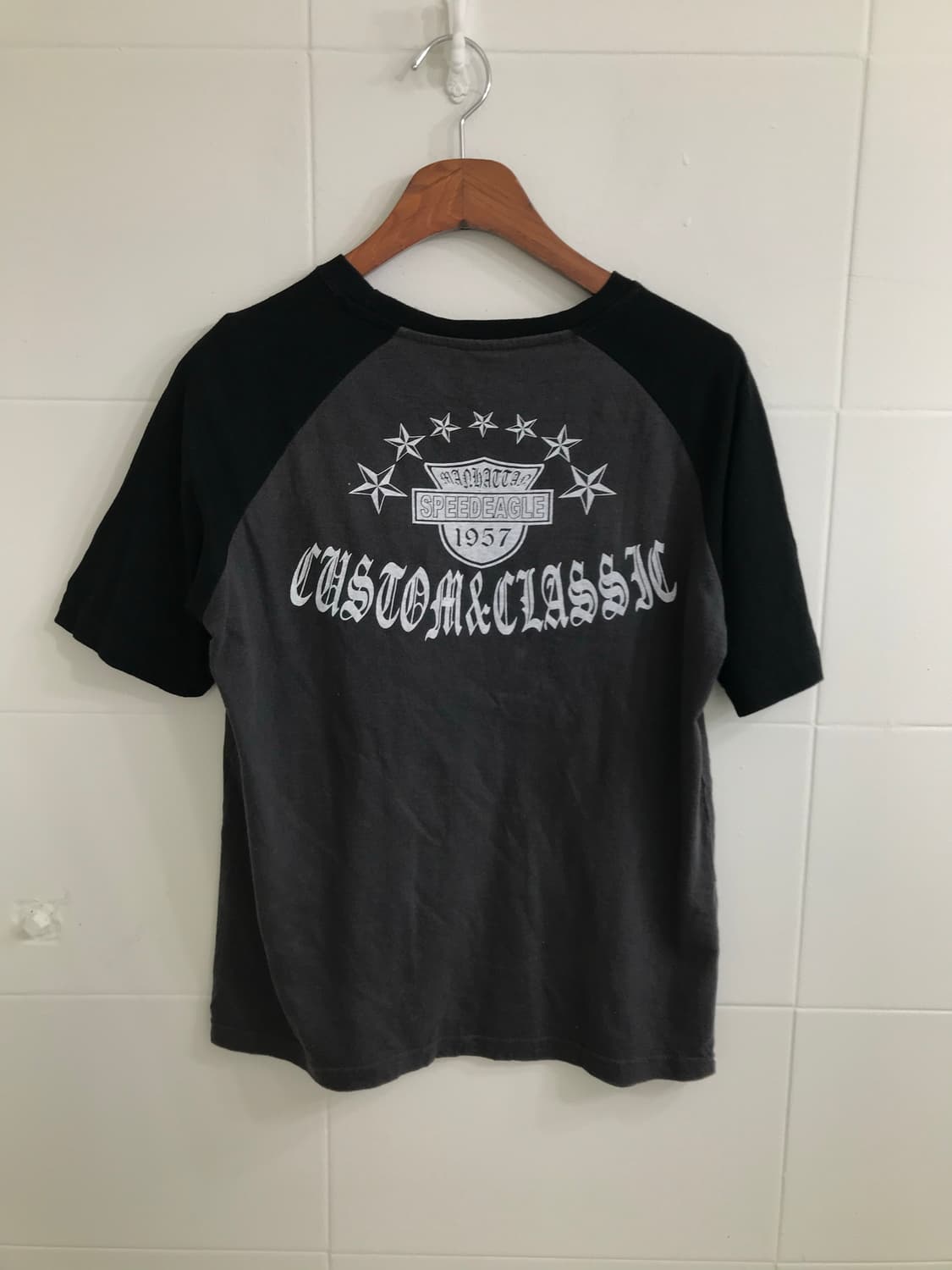 🏴‍☠️ 리메이크 커스텀 흑청 데님 팬츠, 펑크 나그랑 코디 세트 상품이미지5