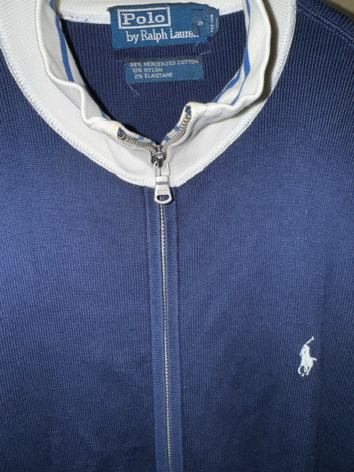 폴로 랄프 로렌 코튼 니트 집업 L 상품이미지3