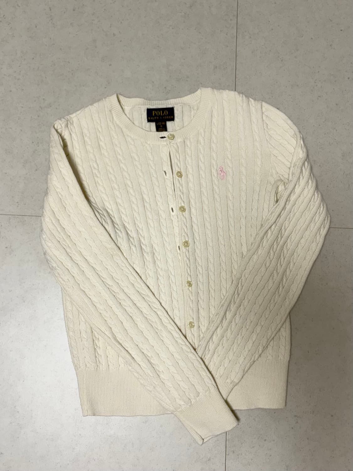 폴로 랄프로렌 케이블 가디건 상품이미지1