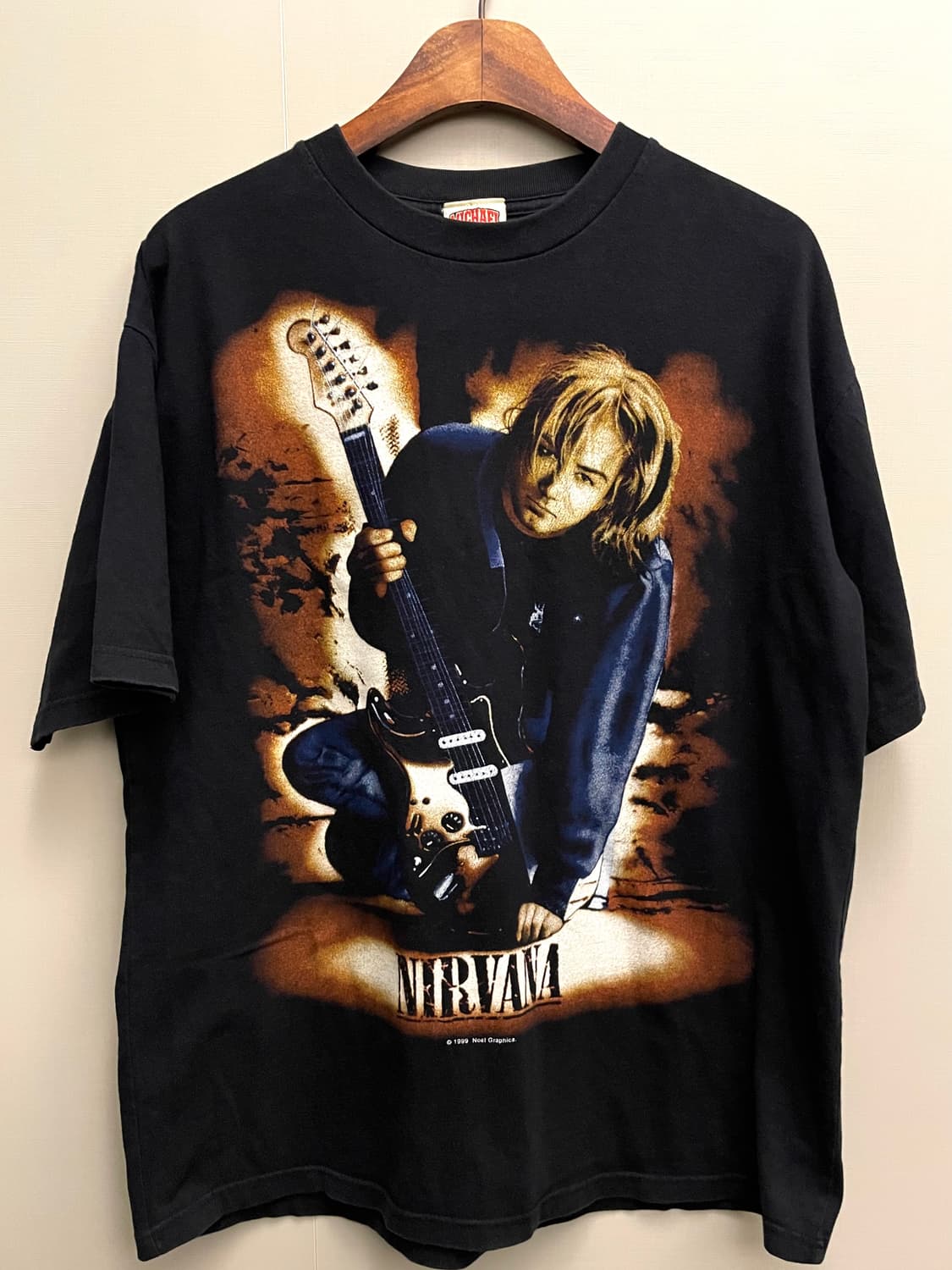 (XL)90s Nirvana 너바나 커트코베인 빈티지 밴드티셔츠 상품이미지2