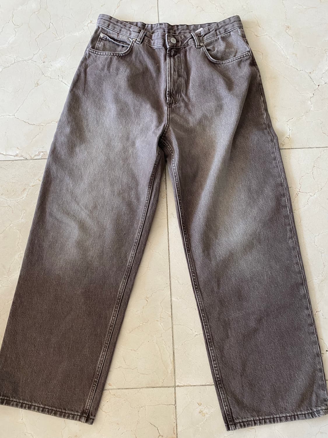 Zara 자라 배기핏 브라운 데님 와이드 청바지 리바이스 상품이미지2