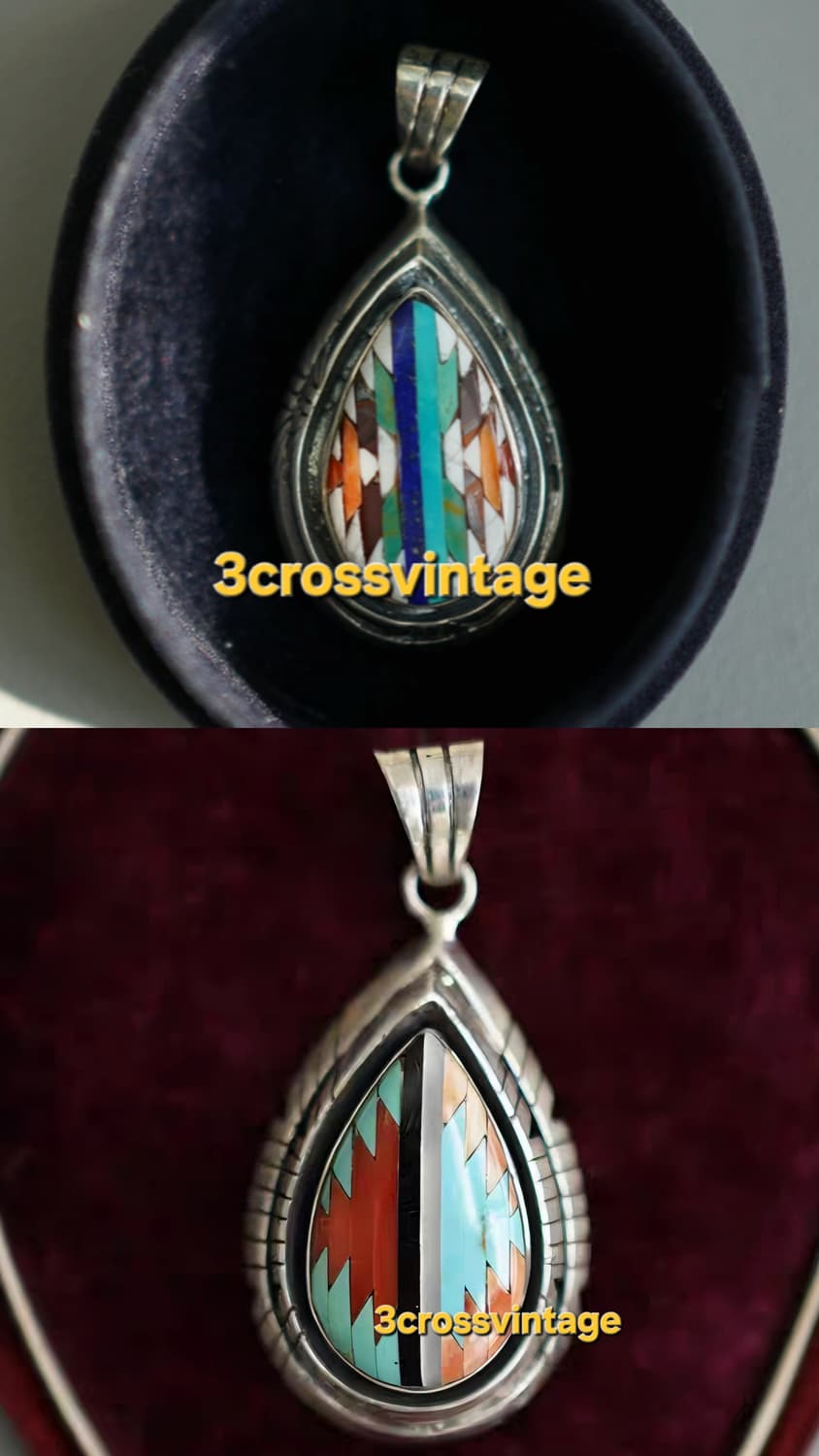 Original American Navajo Silver pendant  상품이미지1