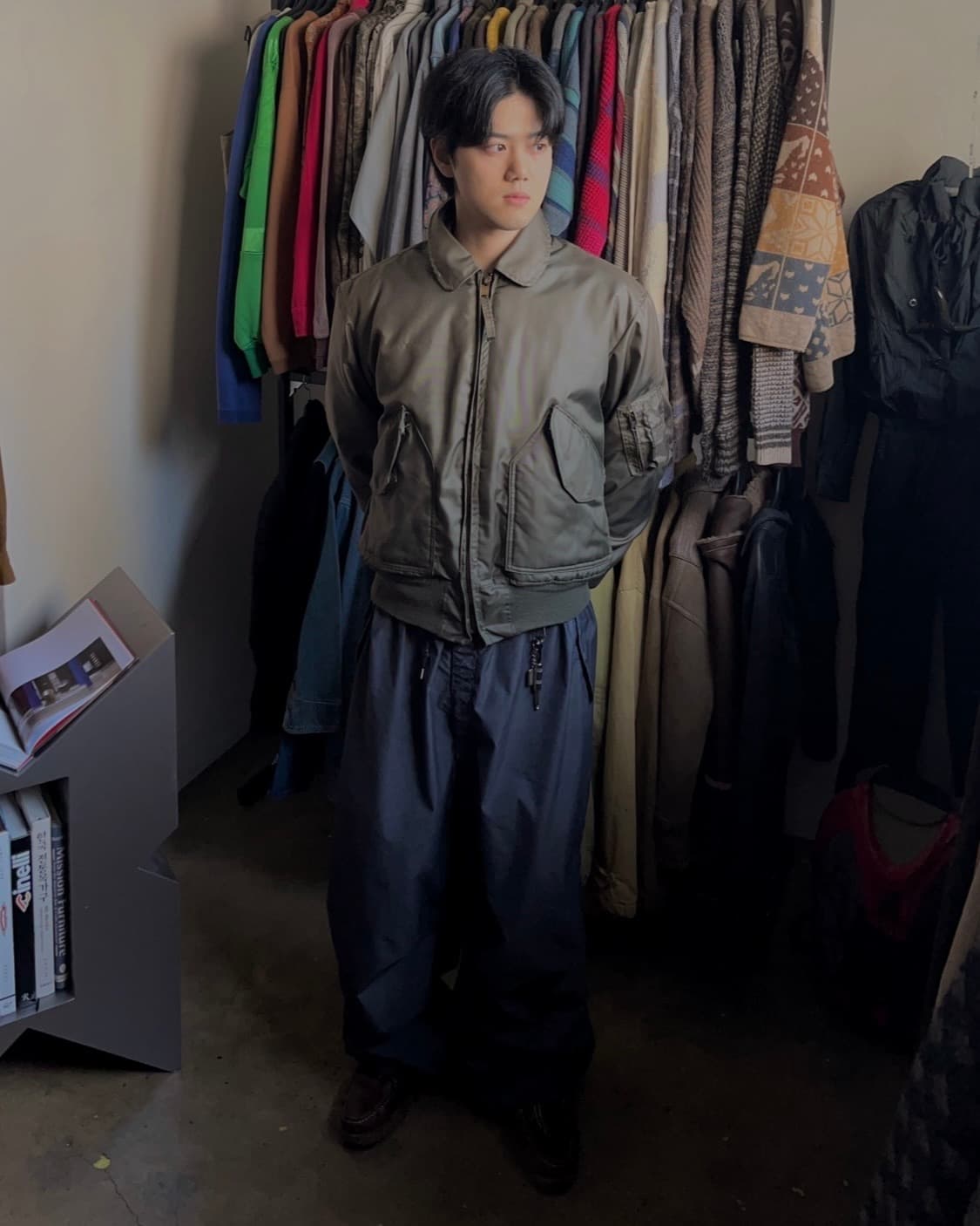 70s 미군 오리지널 CWU-45P 항공점퍼 봄버 자켓 상품이미지2