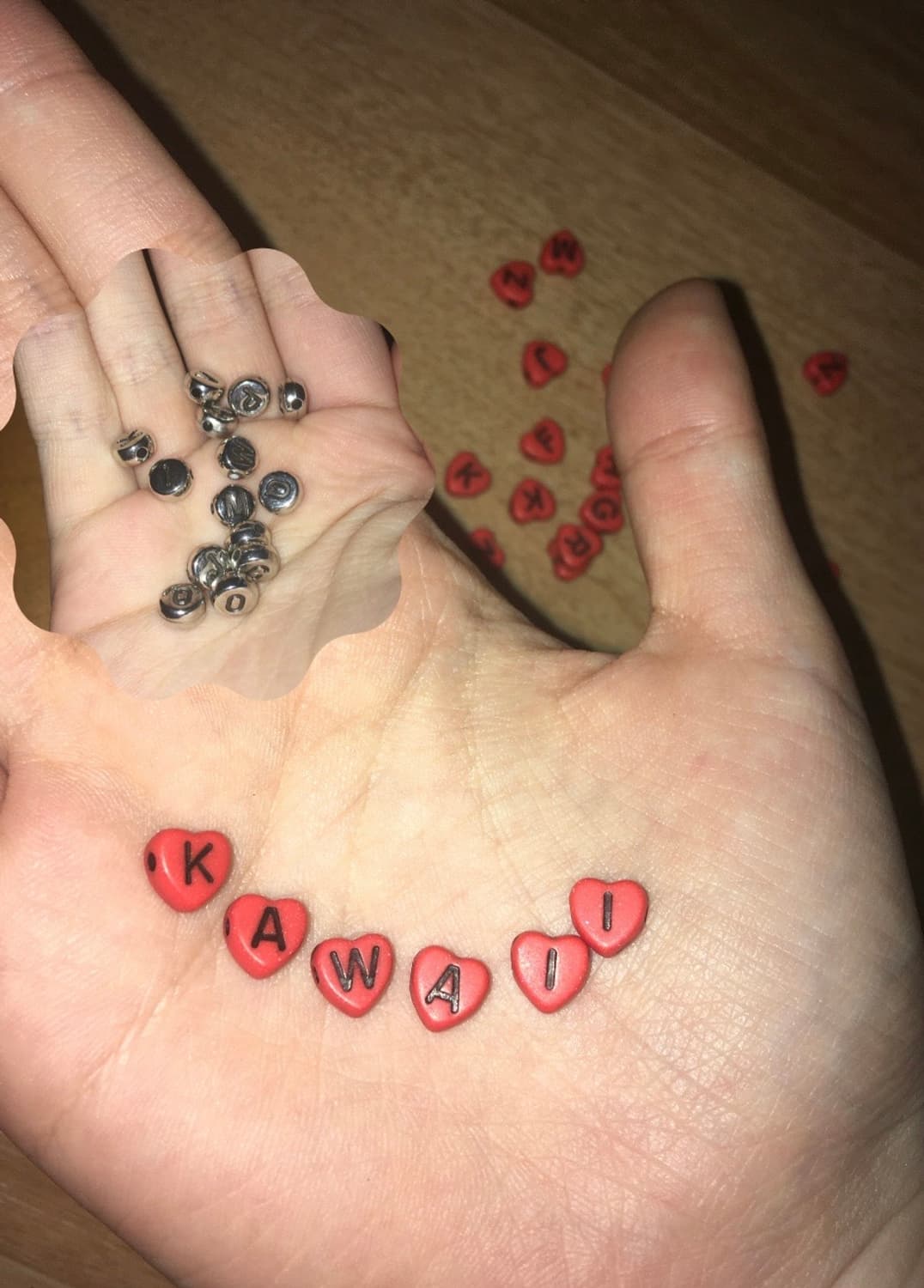 빈티지 원석•비즈 디카 손목 스트랩 상품이미지4