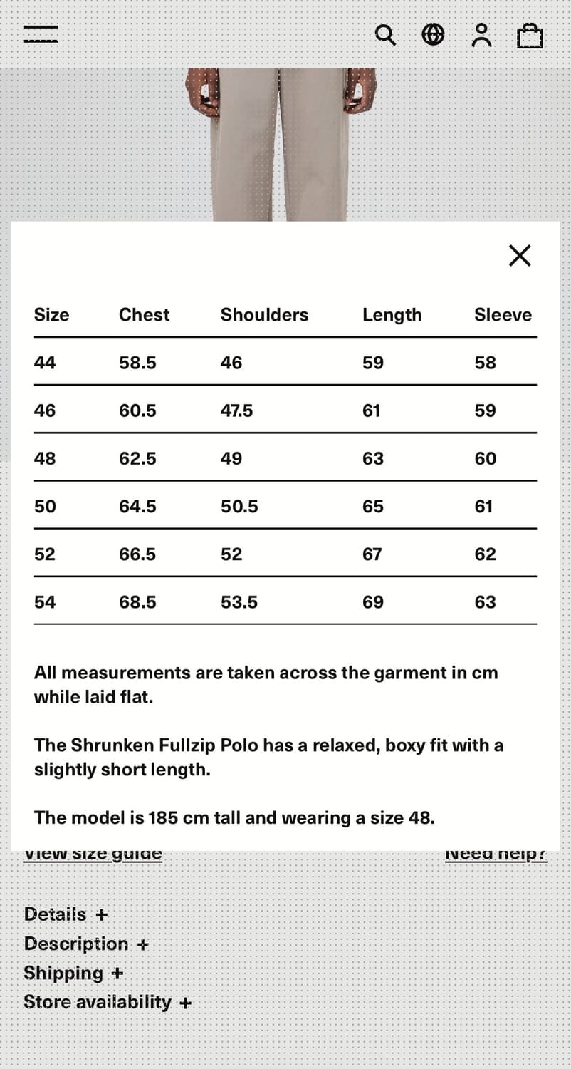 [52] 아워레가시 슈렁큰 풀집 폴로 상품이미지3