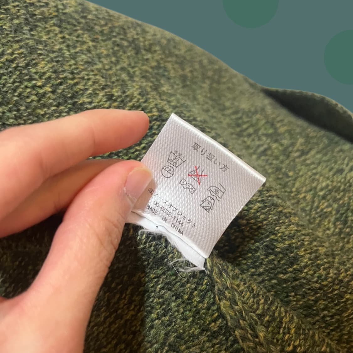 빈티지 7부 소매 단추 니트 가디건 상품이미지4