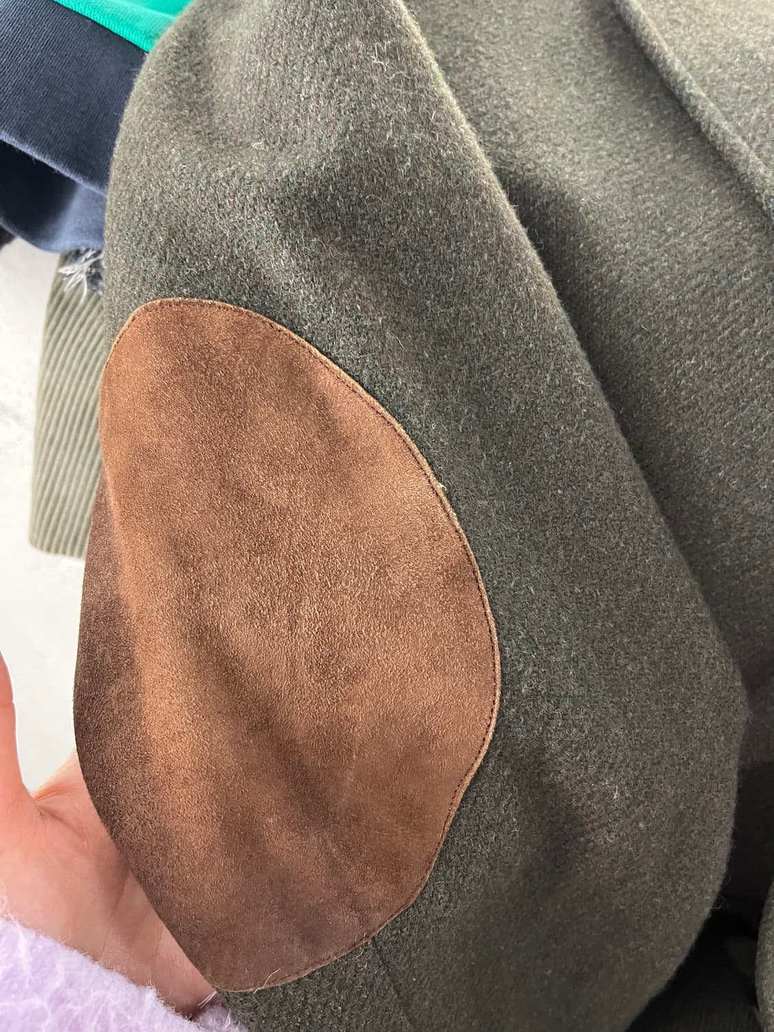 폴로 랄프로렌 이태리 메이드 올리브 블레이저 L 상품이미지5