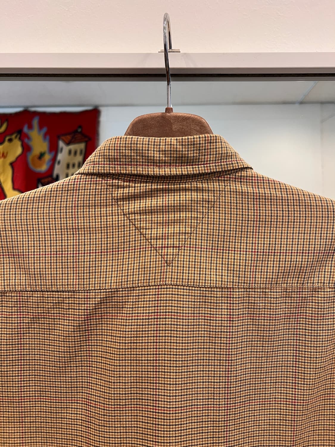 90s Tommy Hilfiger 타미힐피거 투포켓 올드 체크 셔츠 상품이미지6