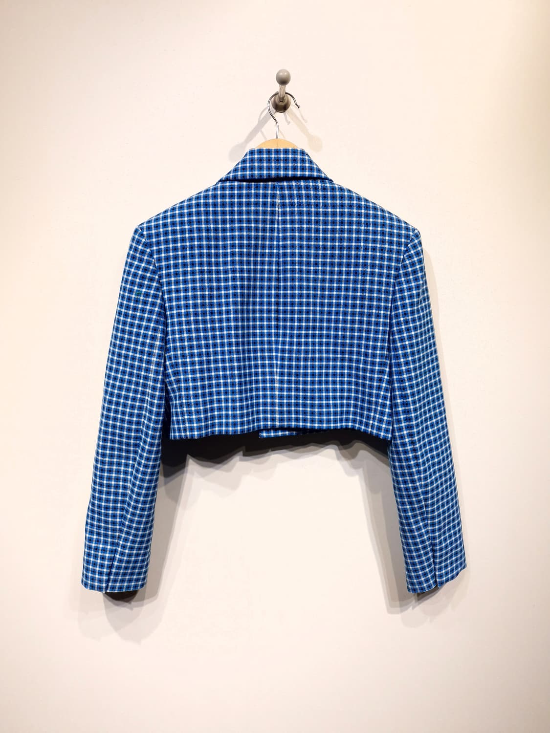 [상하세트]ZARA 자라 크롭 체크 블레이저 & 미니스커트 상품이미지5