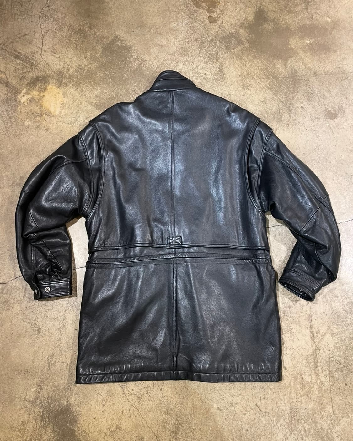 80’s 소가죽 파이어맨 코트 상품이미지8