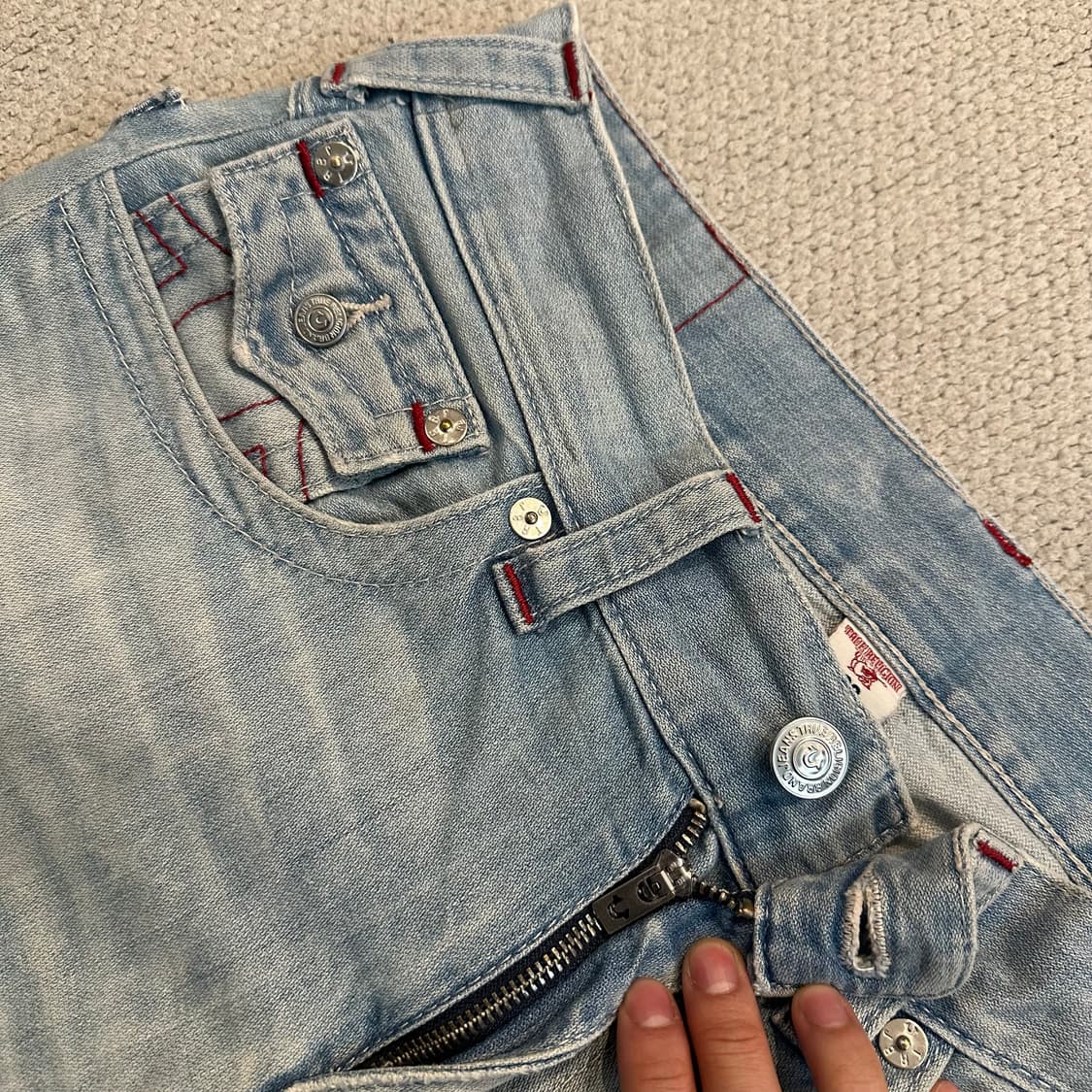 트루릴리젼 True Religion 스트레이트 데님 상품이미지4