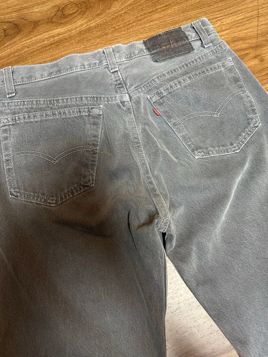 90s 빈티지 리바이스 501 차콜 그레이 상품이미지4