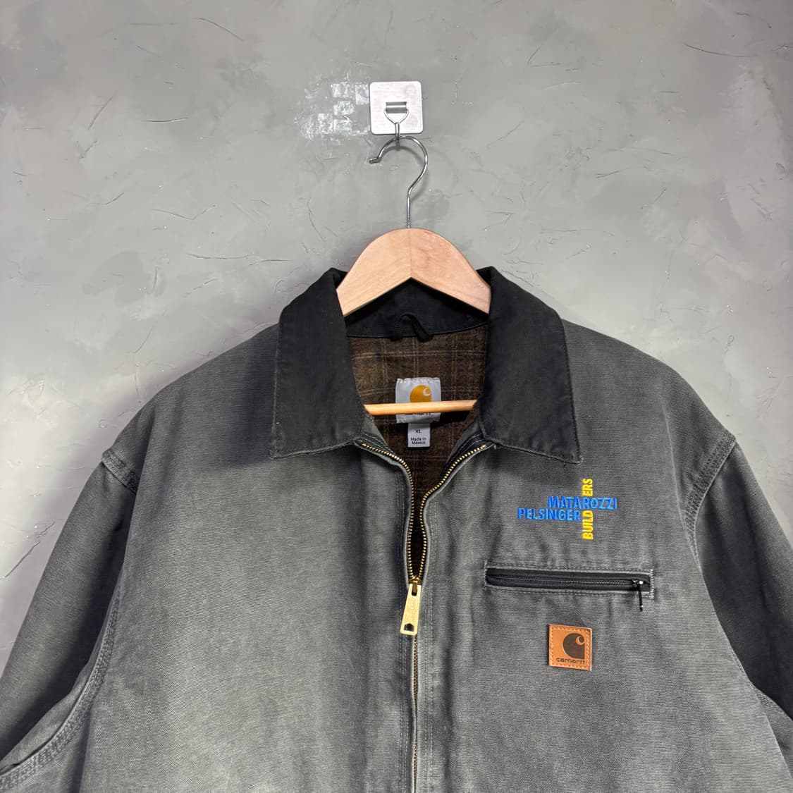 OG 칼하트 디트로이트 워크자켓 j97 그래블 그레이 상품이미지2