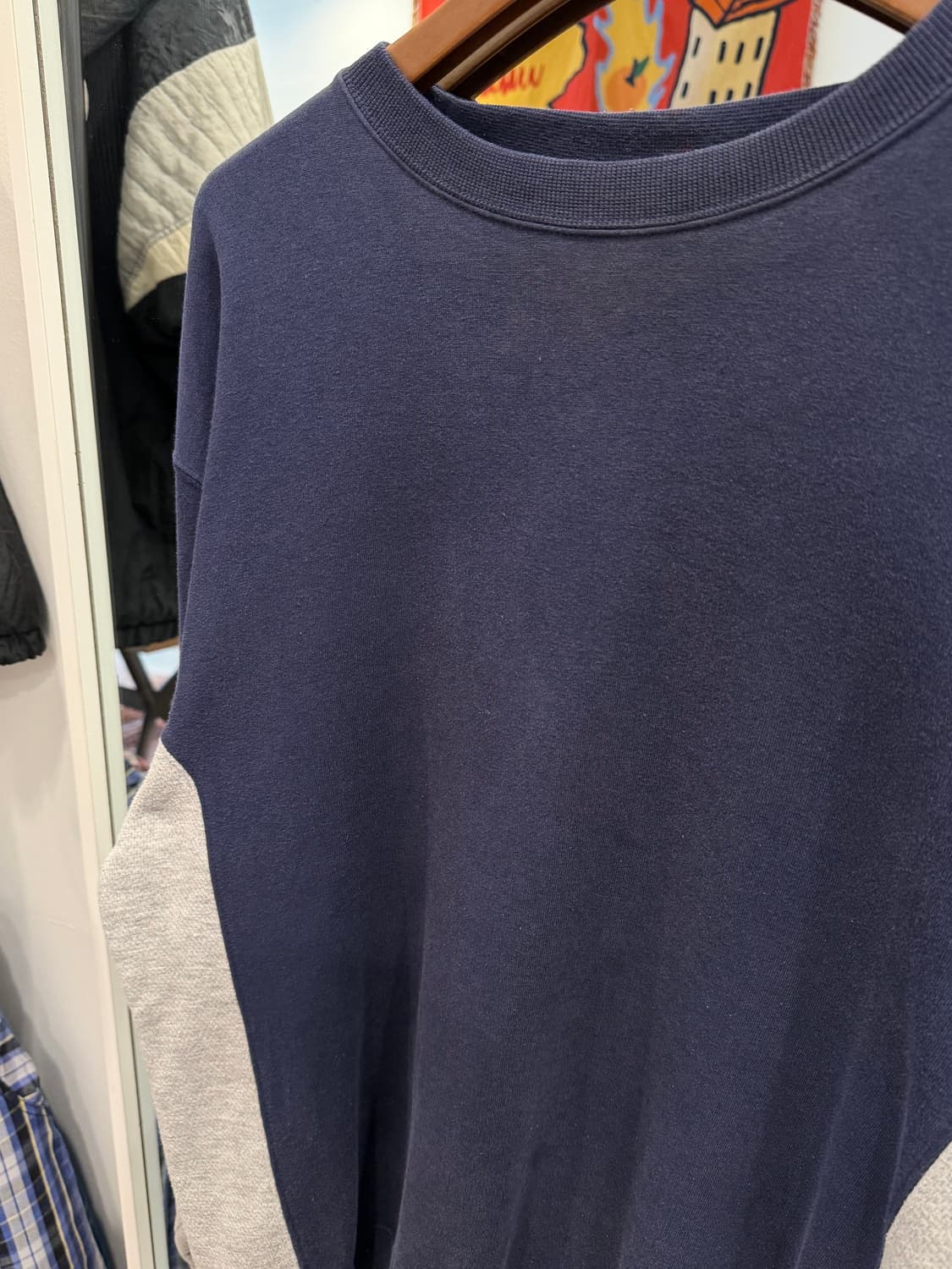 90-00s Russell 러셀 배색 플레인 스웻셔츠 상품이미지7