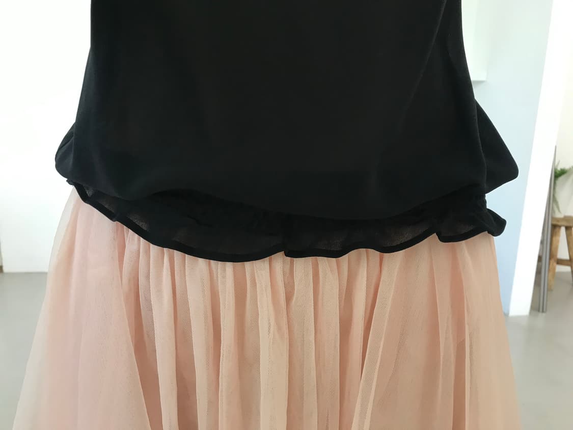 vintage black high neck blouse 상품이미지6