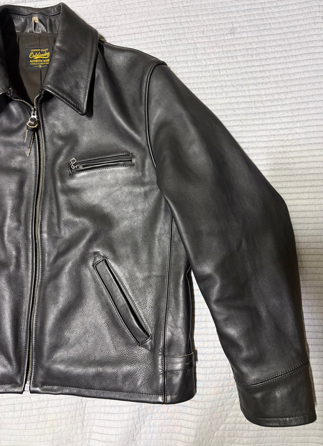 아웃스탠딩 차심 30s 레더 가죽 스포츠 자켓 M 상품이미지2