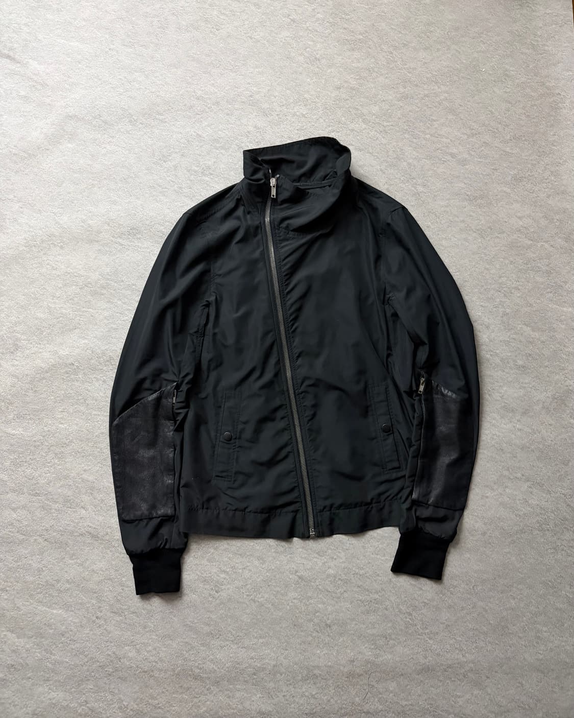 릭오웬스 하이넥 사선 플라이트 자켓 상품이미지1