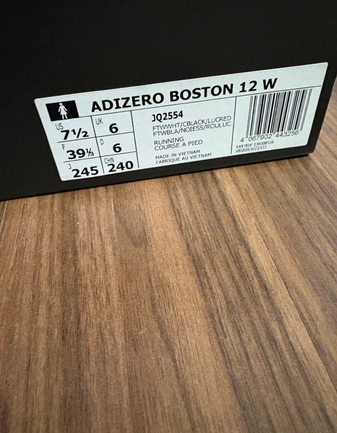 아디다스 아디제로 보스턴 12 W 245 상품이미지4