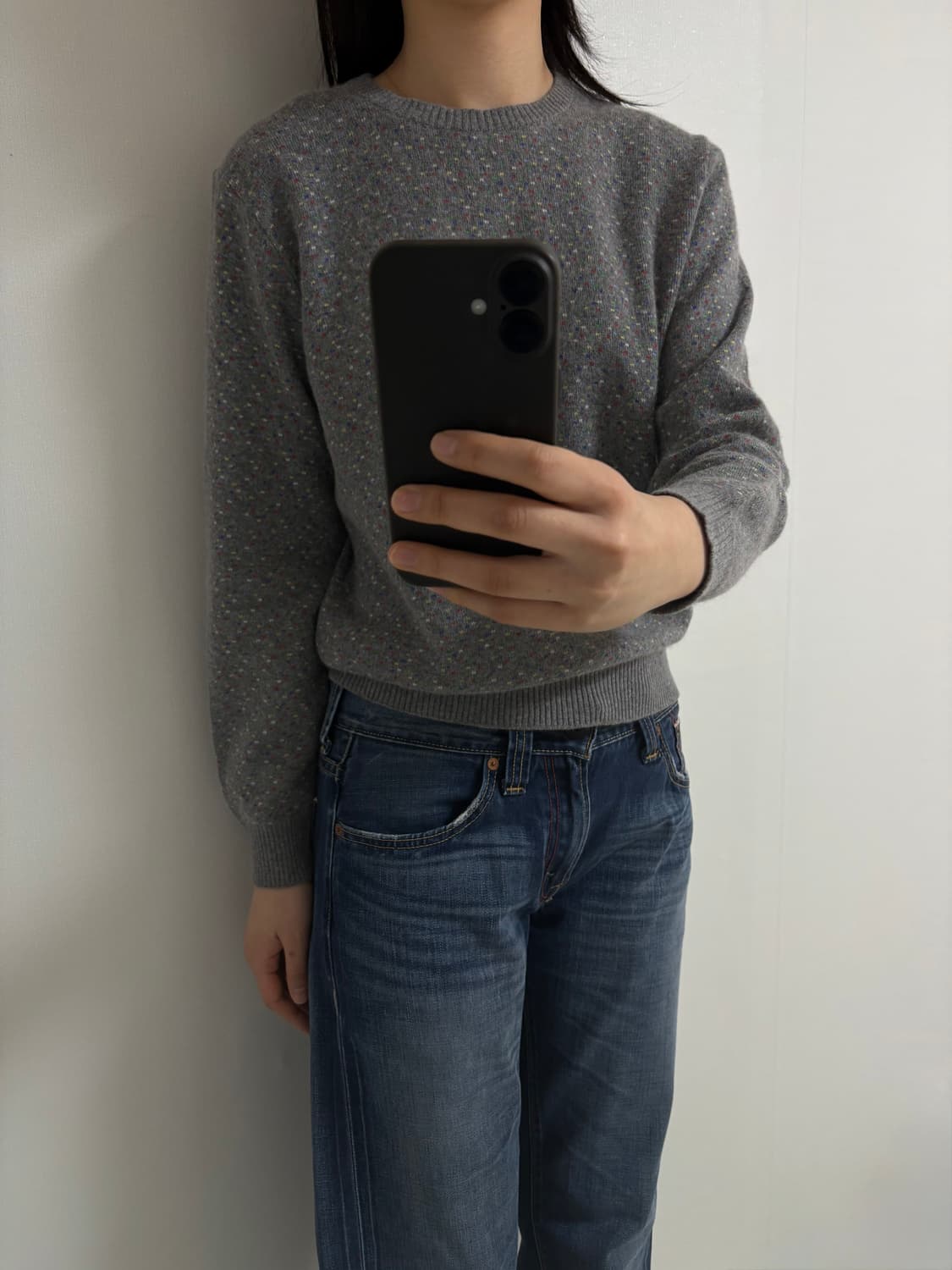 dot pattern sweater 도트 니트 상품이미지9