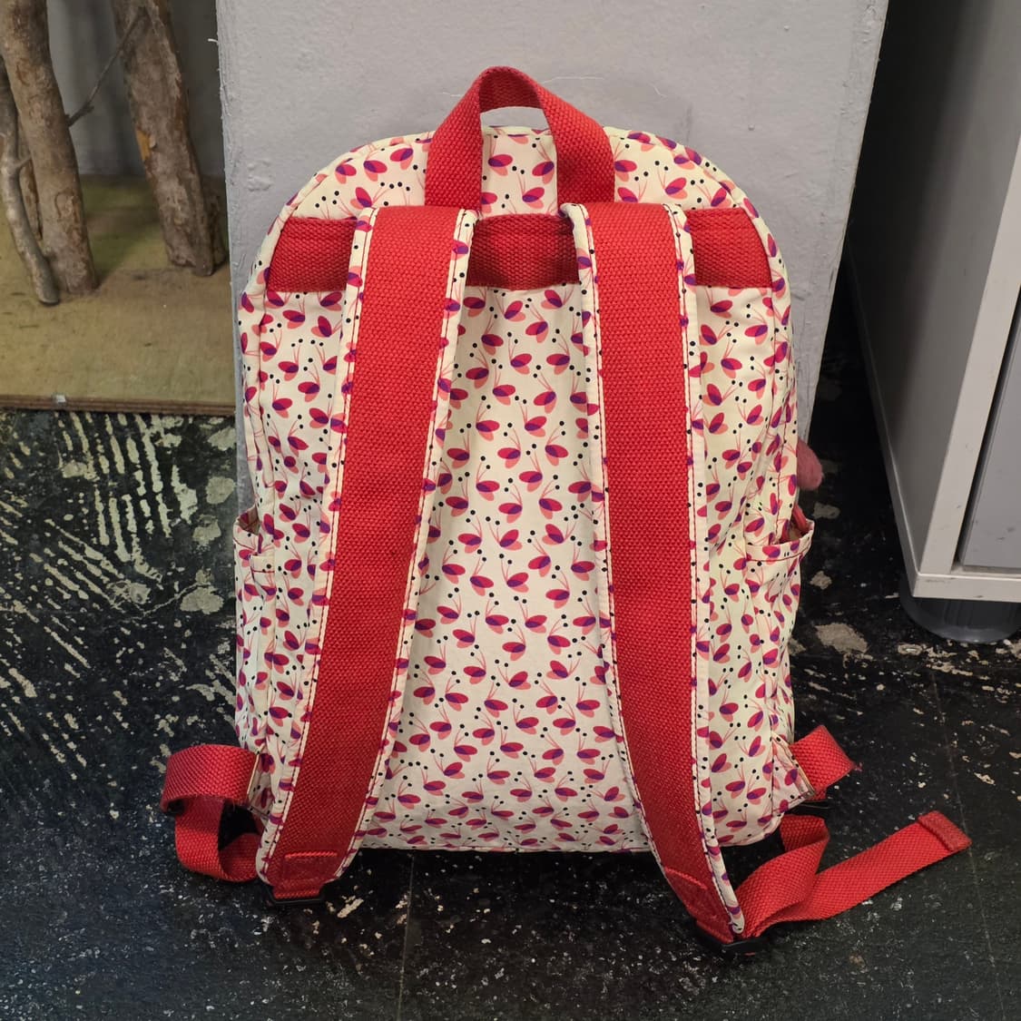 키플링 플라워 패턴 백팩 상품이미지8