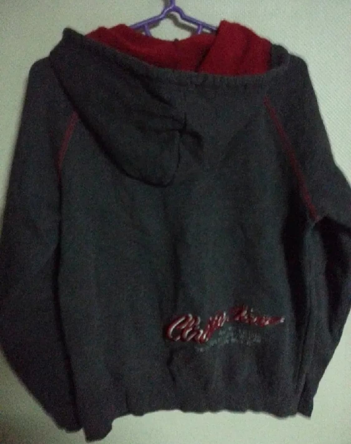 clride 남녀공용 기모 후드 집업 90 상품이미지2