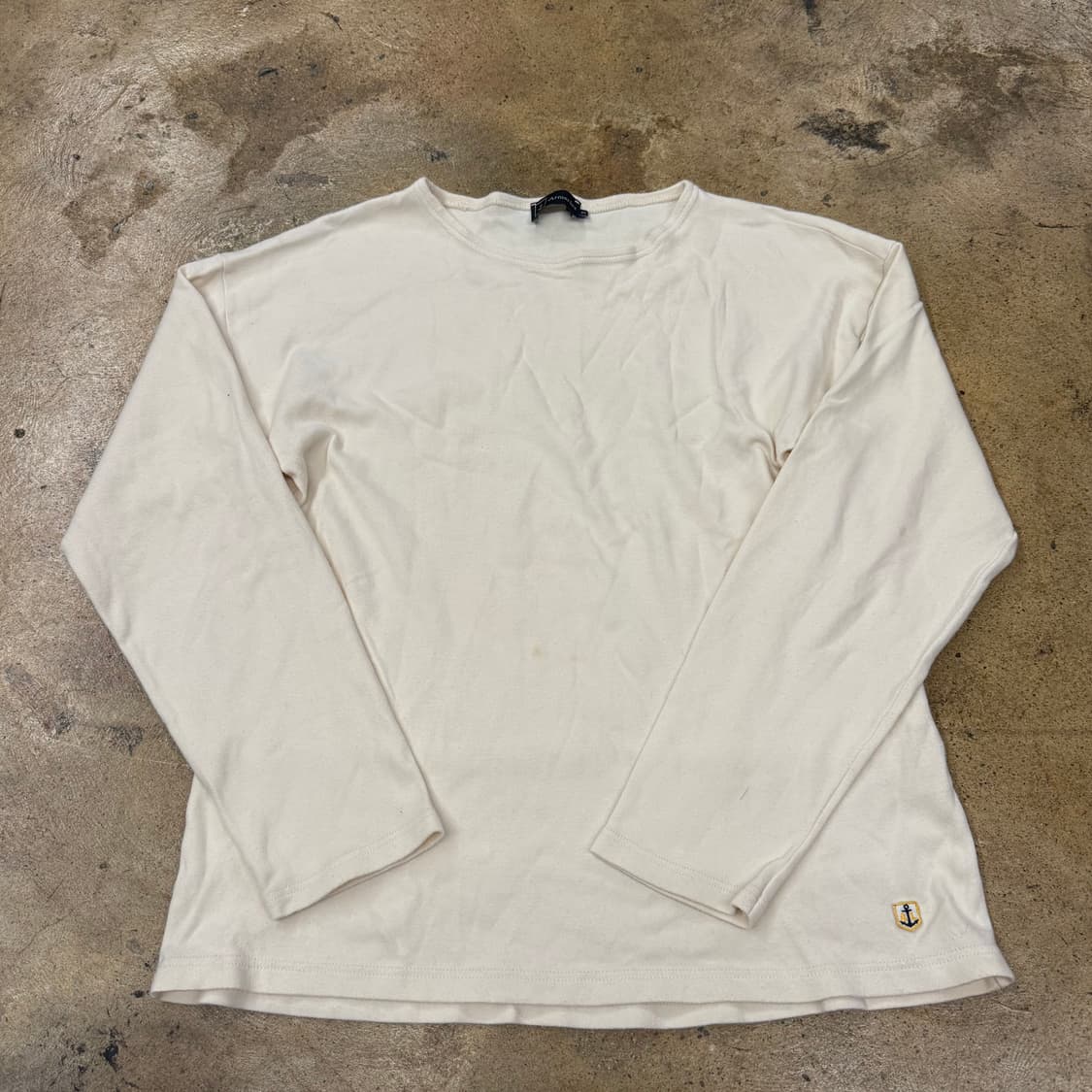 [정품/3] 아머럭스 아이보리색 긴팔 티셔츠 b19 상품이미지2
