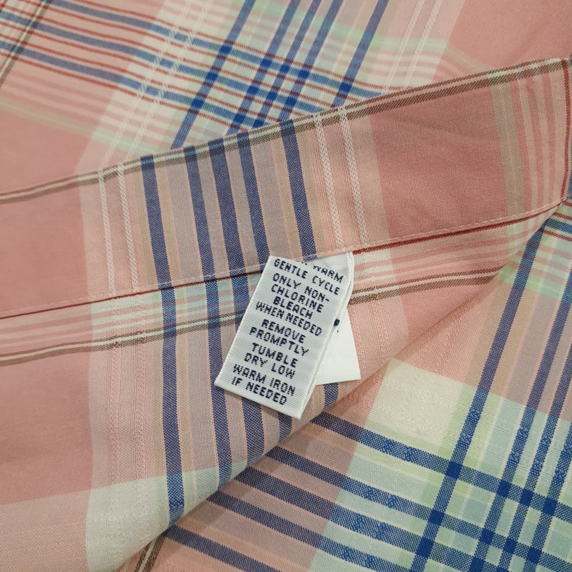 CN703 2XLT 폴로 랄프로렌 빈티지핑크 웨스턴 체크 긴팔 셔츠 남방 상품이미지6