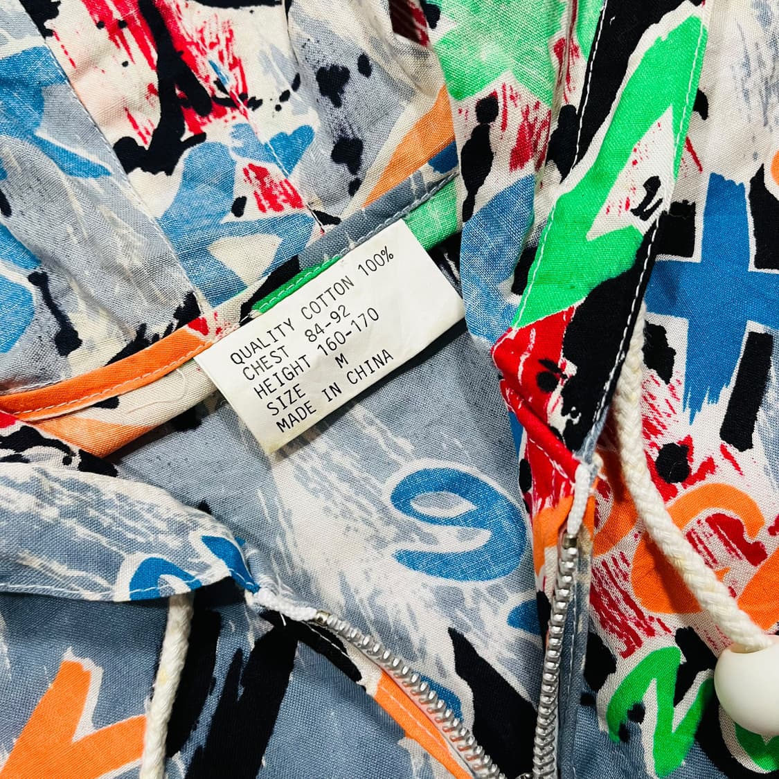 AMERICA Rock Graffiti Hoodie Zip-Up 상품이미지4