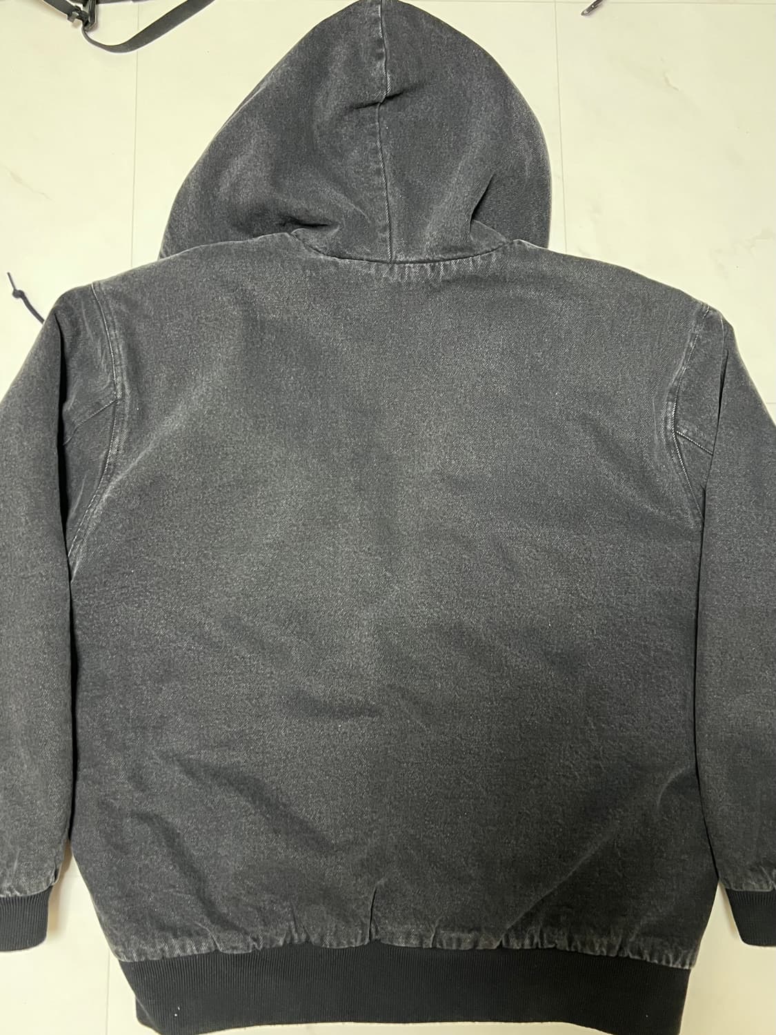 OBEY 윌턴 후드 데님 봄버 자켓 XL 상품이미지5